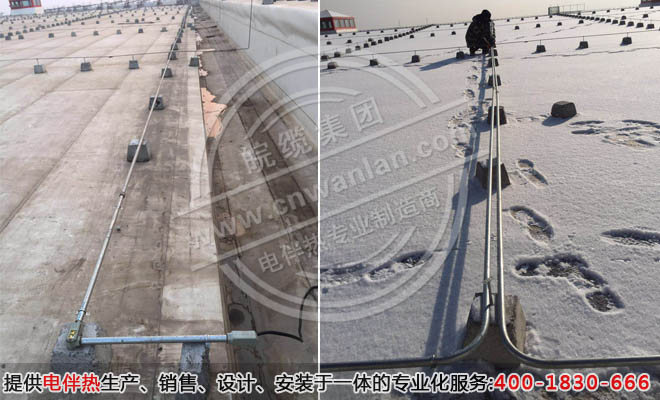 哈爾濱太平國際機場高架橋融雪電伴熱